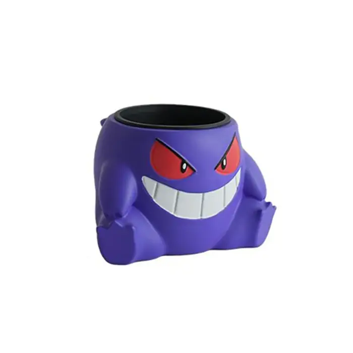 Pot de fleurs en résine en forme de Gengar de dessin animé
