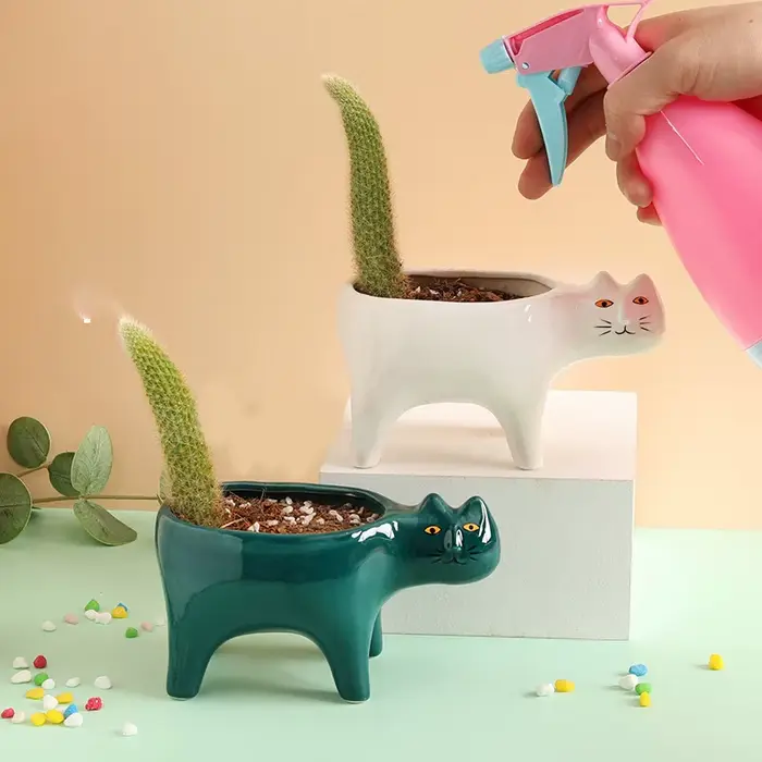 Pot de fleur de jardin en céramique