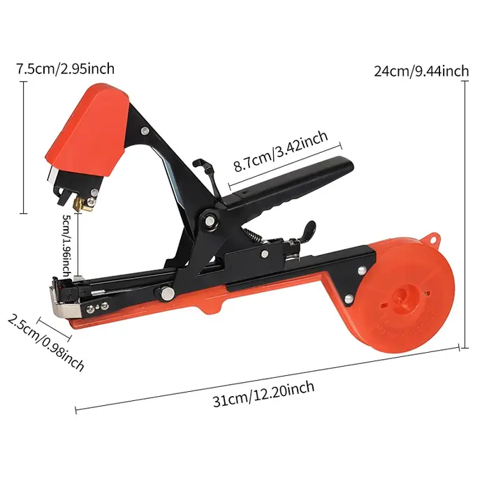Machine à lier les branches de plantes, attacheuse de plantes de jardin, outil de ligature pour légumes hachés, tapener, outils de jardinage