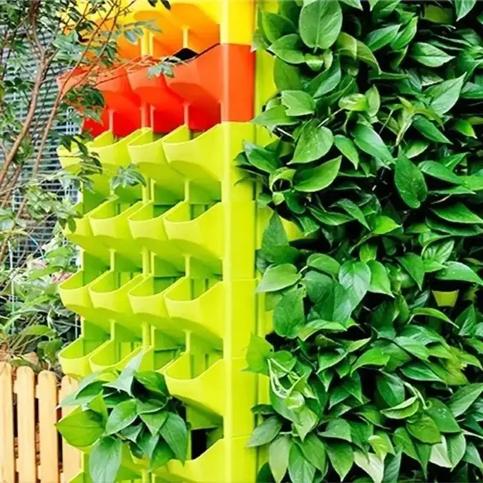 1 pièces nouveau jardinière verticale verdissement intérieur et extérieur balcon suspendu Pot de fleur créatif résine