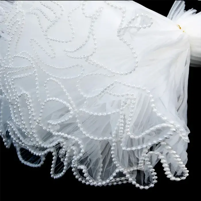 28 cm x 400 cm papier d'emballage de fleurs perle vague fil fleur emballage dentelle maille fleurist