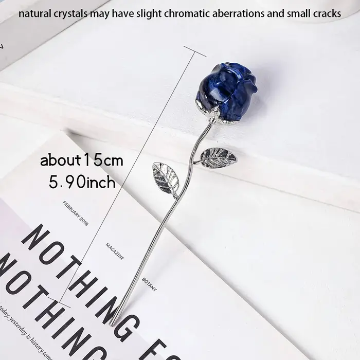 Statue de Fleurs de Quartz Rose en Clip Naturel