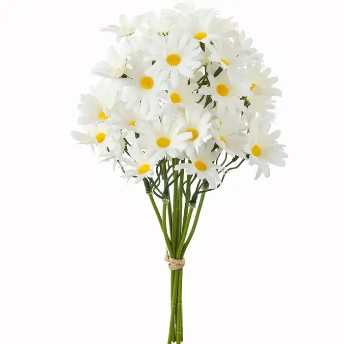 Fleurs artificielles en soie chrysanthème bulbeux bulle herbe cour couronnes de mariage mariée bouqu
