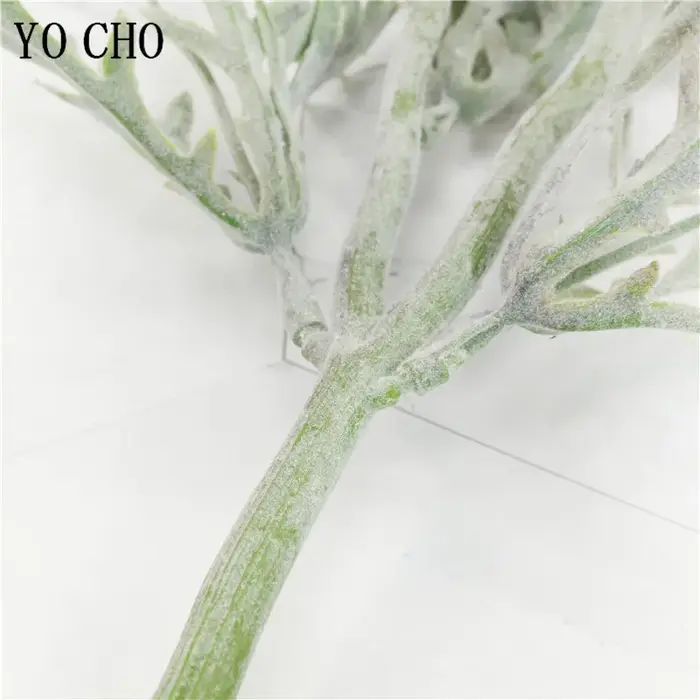 2 fourchettes marguerite fleurs artificielles branche courte griffe de crabe Pincushion vraie touche fleur guirlande de mariage Vase décoration fausse plante