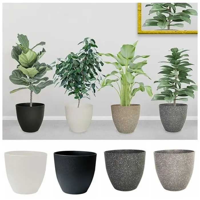 Pot de fleurs bonsaï en plastique