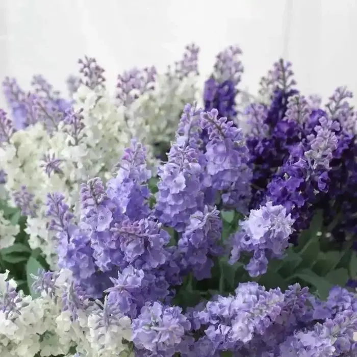 1 Bouquet de fleurs artificielles de lavande
