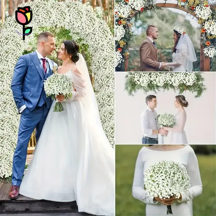 Bouquet de fleurs séchées pour bébé
