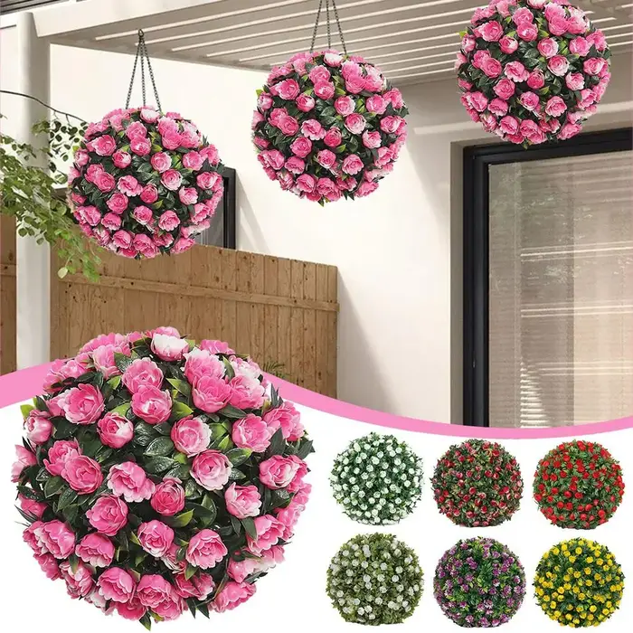 Boule de fleurs artificielles XIYA FLOWER