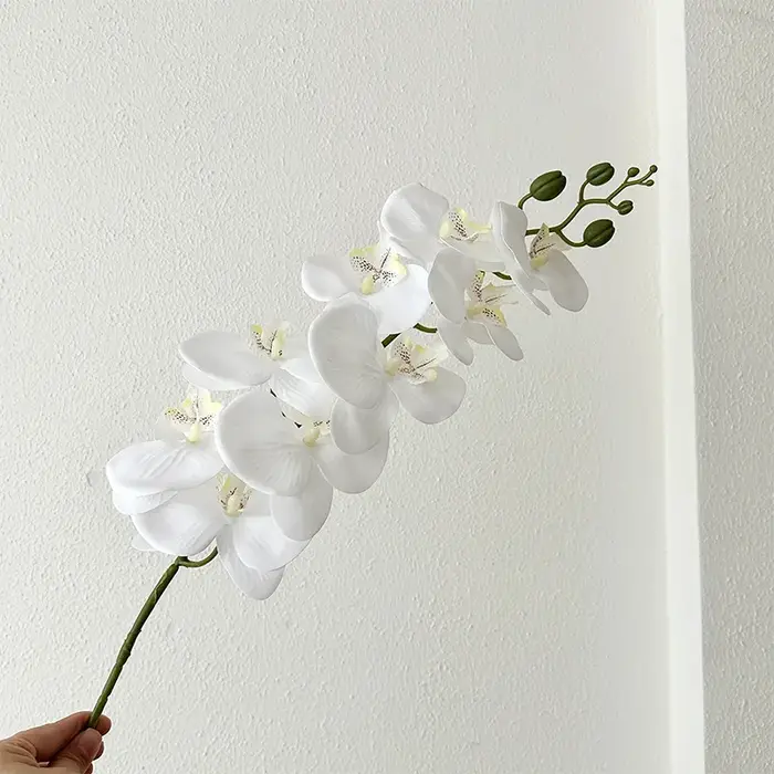 Orchidée papillon artificielle en latex