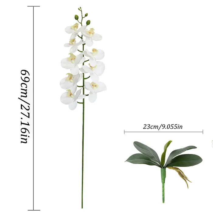Branches de fleurs artificielles Phalaenopsis