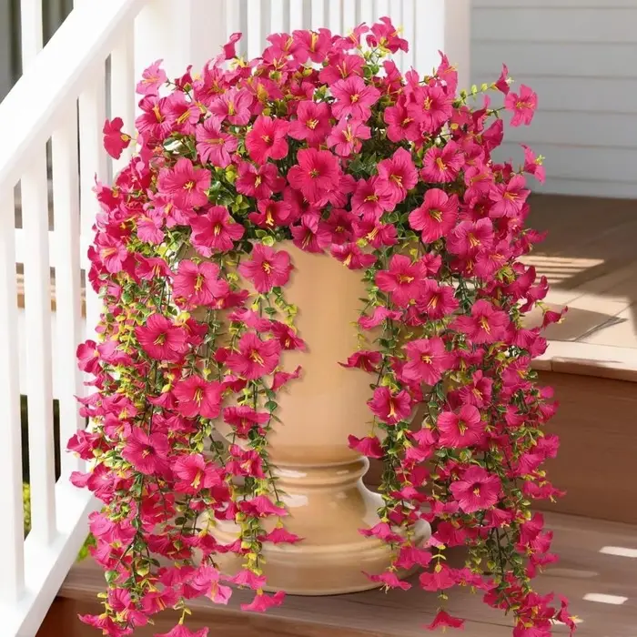 Guirlande de fleurs artificielles Morning Glory pour mariage