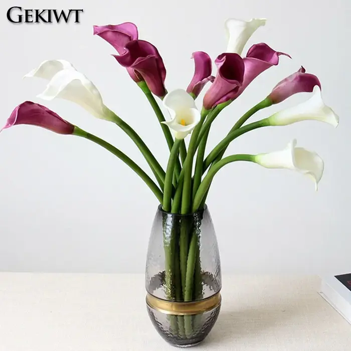 Fleur Artificielle de Lys Calla en PU