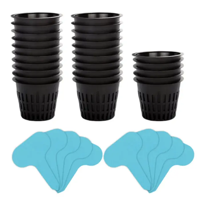 Paniers de plantation, tasses à valeur fixe avec étiquettes pour plantes, plantes de jardin, culture