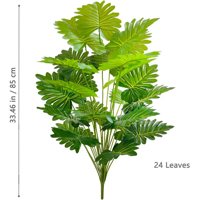 Feuille de philodendron artificielle