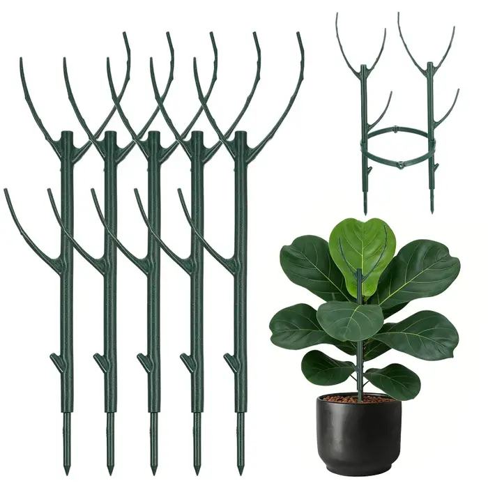 Supports de plantes en forme d'anneau empilables pour plantes vertes