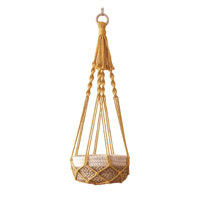 Mode macramé plante cintre Pot de fleur planteur