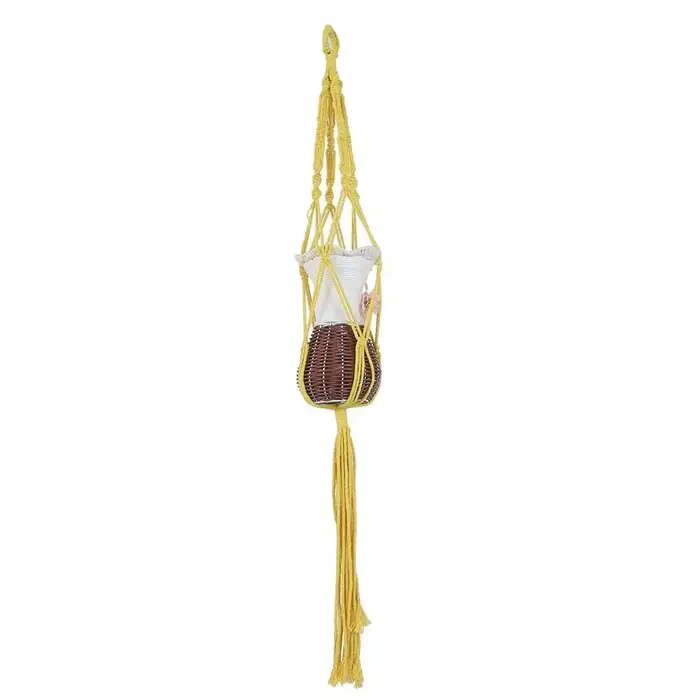 Cintre pour plantes en macramé