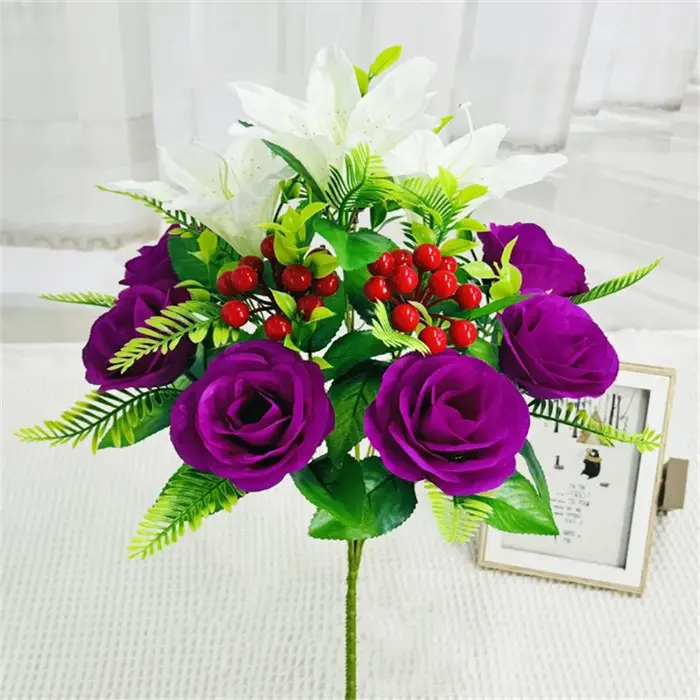 Simulation de fleurs, nouveau Bouquet de fausses