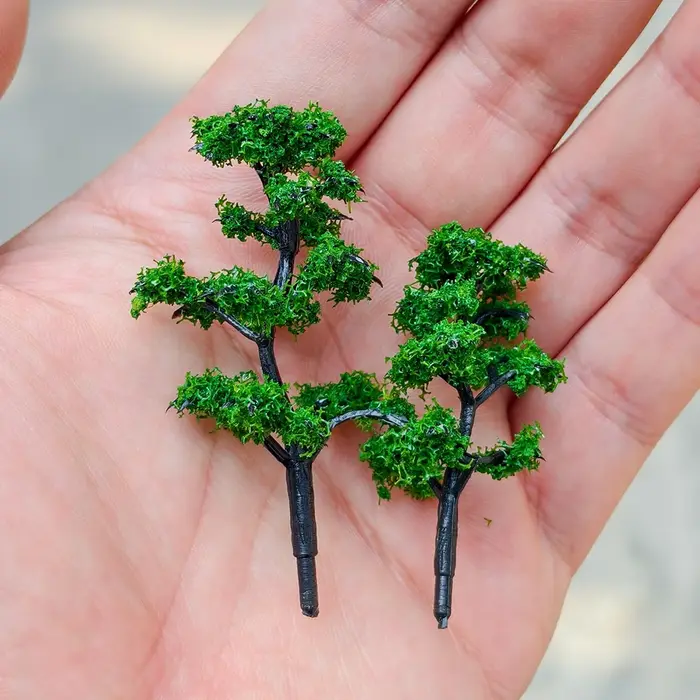 Plantes de Simulation d'arbres verts miniatures de 4 à 12cm