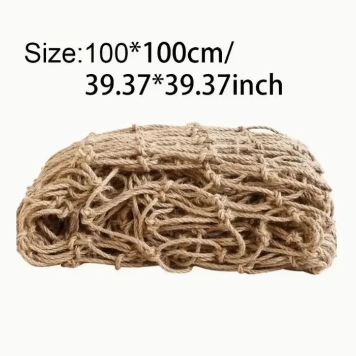 Filet de Support pour plantes, corde de Jute naturelle, filet de jardin grimpant, Trelli pour plante