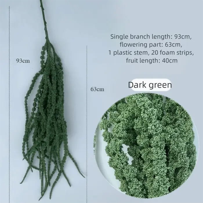 Plante artificielle multicolore suspendue en mousse