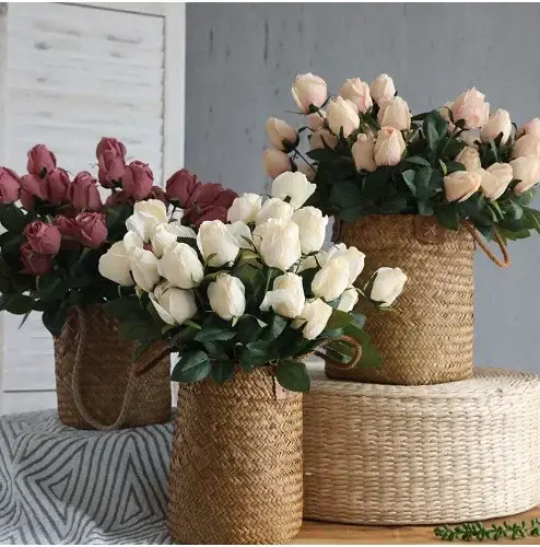 Bouquet de roses artificielles