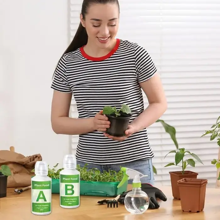 Ensemble de solution hydroponique pour plantes de jardin, navigateur AB pour fleurs et nutriments