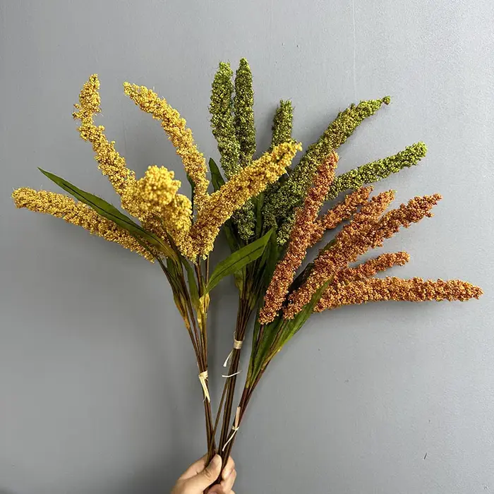 Bouquet d'oreilles de blé jaune pour mariage