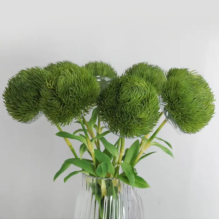 Bouquet de Fleurs Artificielles de Dianthus Vert