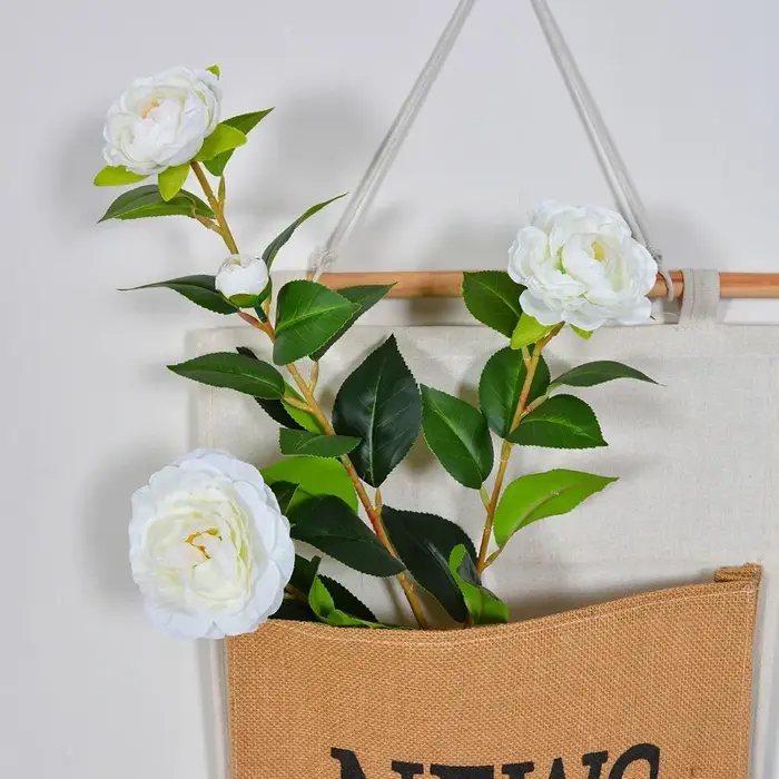 10 pièces de fleurs artificielles en soie