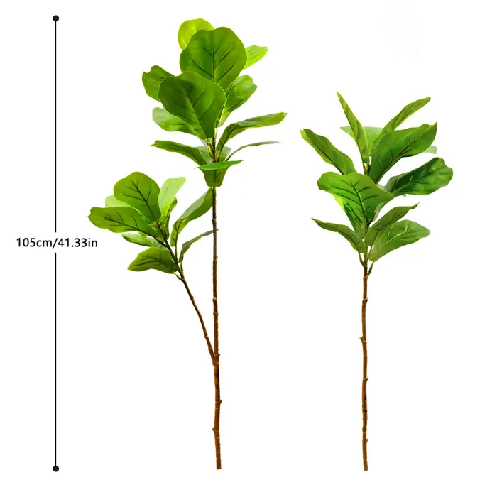77-135 cm (53, 1 pouces) feuille de violon artificielle plante de figue de Ficus pour cour extérieure jardin balcon