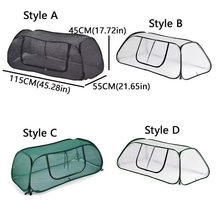 Couverture de protection pour plantes en PVC transparent