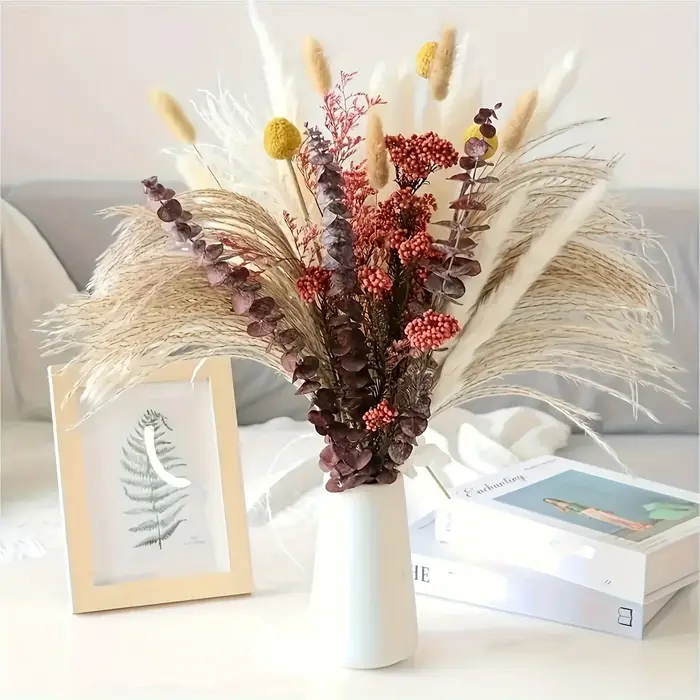 Bouquet de fleurs séchées naturelles