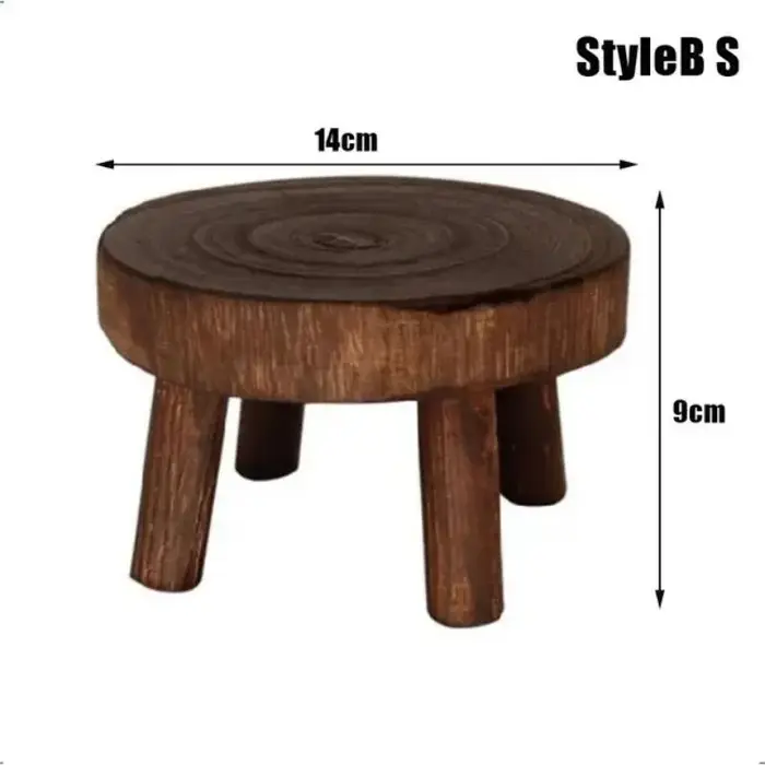 Support de plantes en bois, support de Base de Pot de fleur, tabouret d'intérieur et d'extérieur, pl