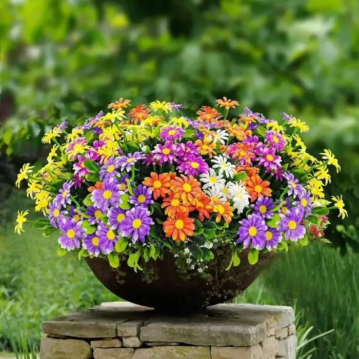 Fausses fleurs artificielles de marguerites
