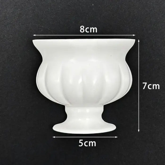 Nouveau vase mural français peint à la main, pot de fleurs mural blanc, vase mural DIY pour arrangem