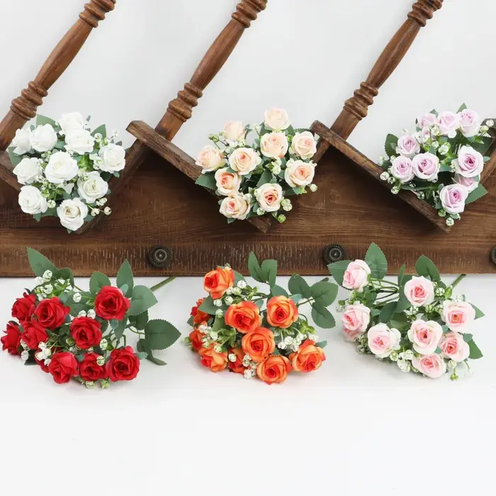 Bouquet de roses rouges pour mariage
