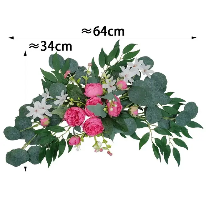 Arc de fleurs artificielles pour mariage