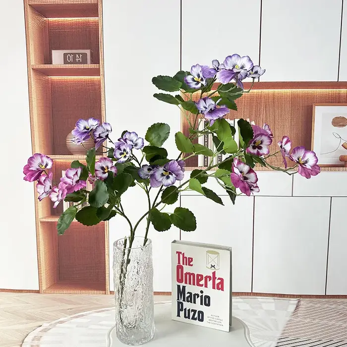Plantes vertes artificielles en soie