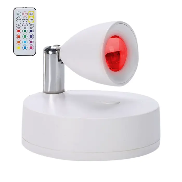 Éclairage ascendant sans fil pour plantes, projecteur d'accent Rechargeable avec télécommande, alime