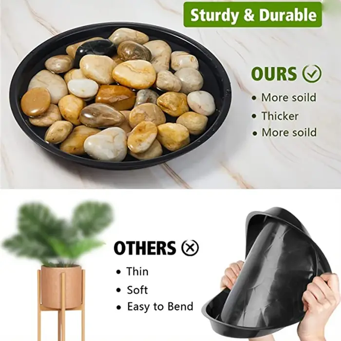 Plateaux à plantes en plastique