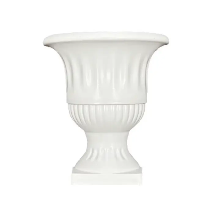 Nouveau vase mural demi-mur style peinture à l'huile française blanc
