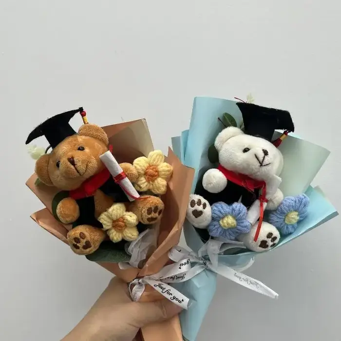 Mini Bouquet de Fleurs Artificielles Dr Bear