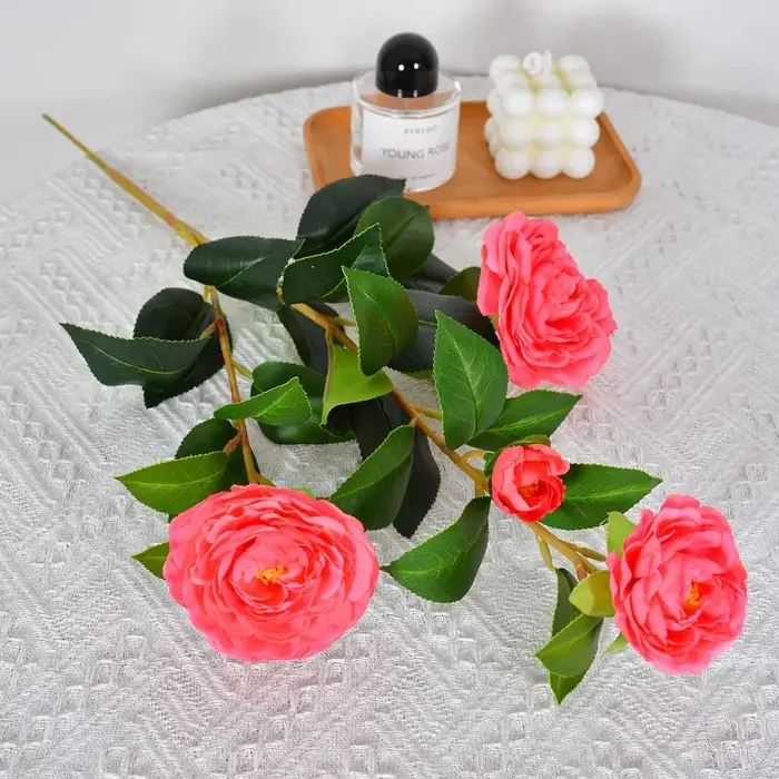 10 pièces de fleurs artificielles en soie