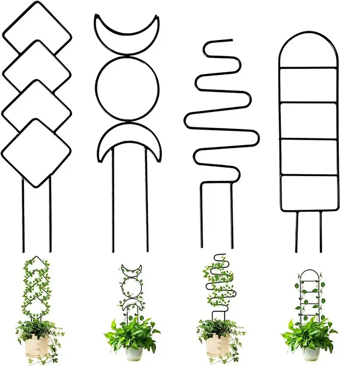 Cadre d'escalade en métal pour plantes