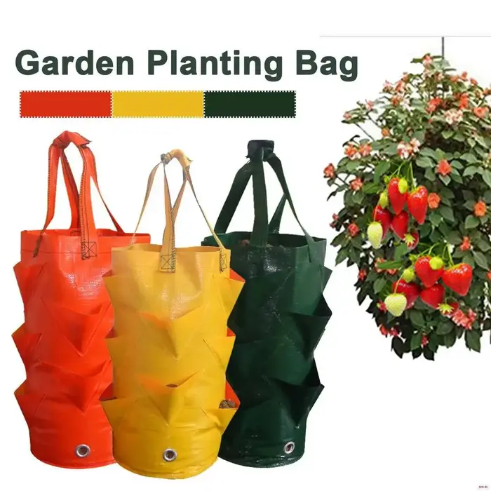 Sac de culture suspendu pour fraises et herbes