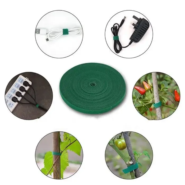 10 rouleaux de attaches pour plantes en Nylon