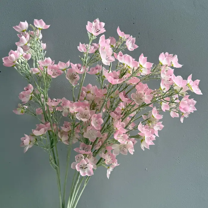 Lot de 6 fleurs artificielles en soie