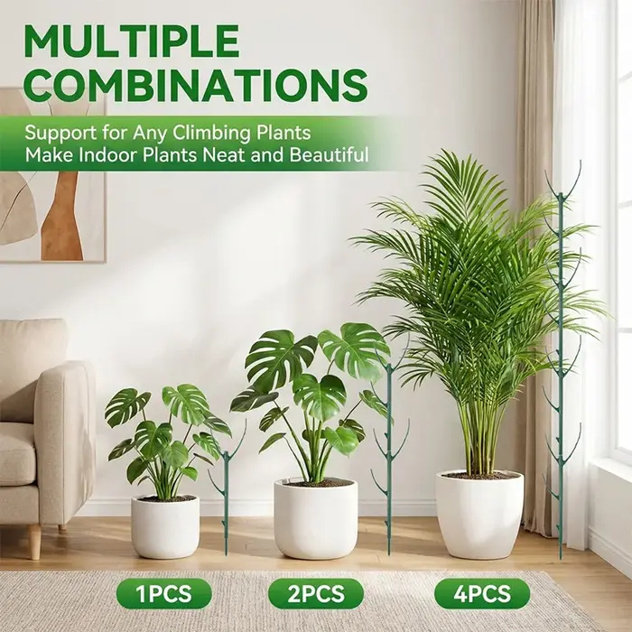 Supports de plantes en forme d'anneau empilables pour plantes vertes