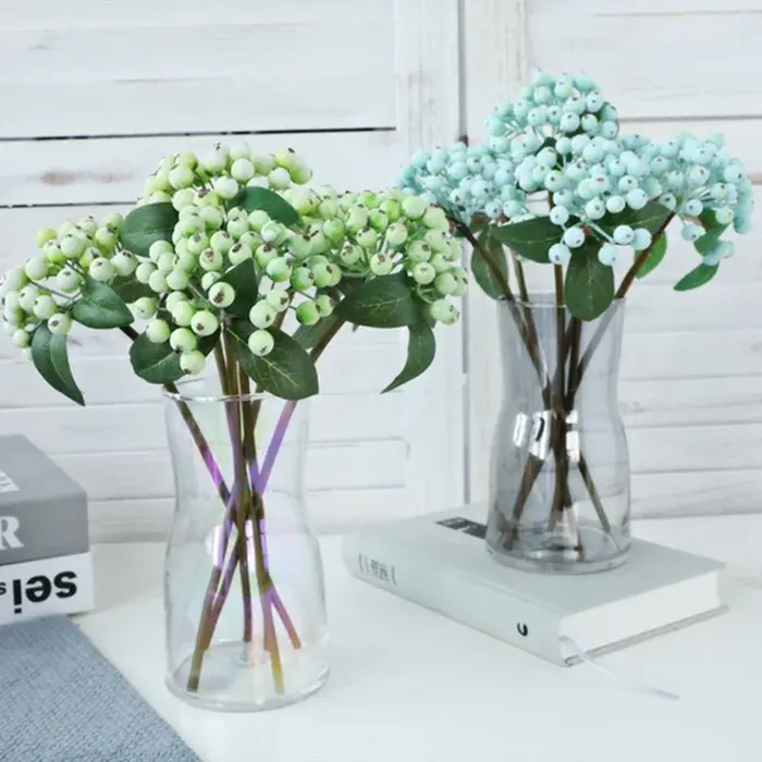 Bouquet de branche de myrtille artificielle